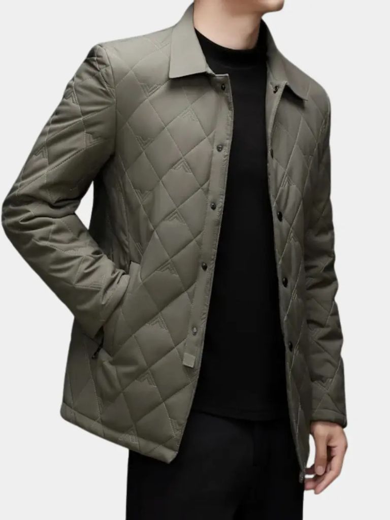 Men’s Jacket – Luxe Sophisticated Layered Modern Everyday Design