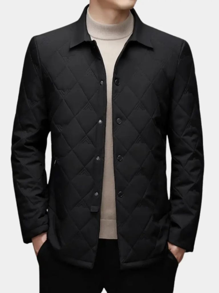 Men’s Jacket – Luxe Sophisticated Layered Modern Everyday Design