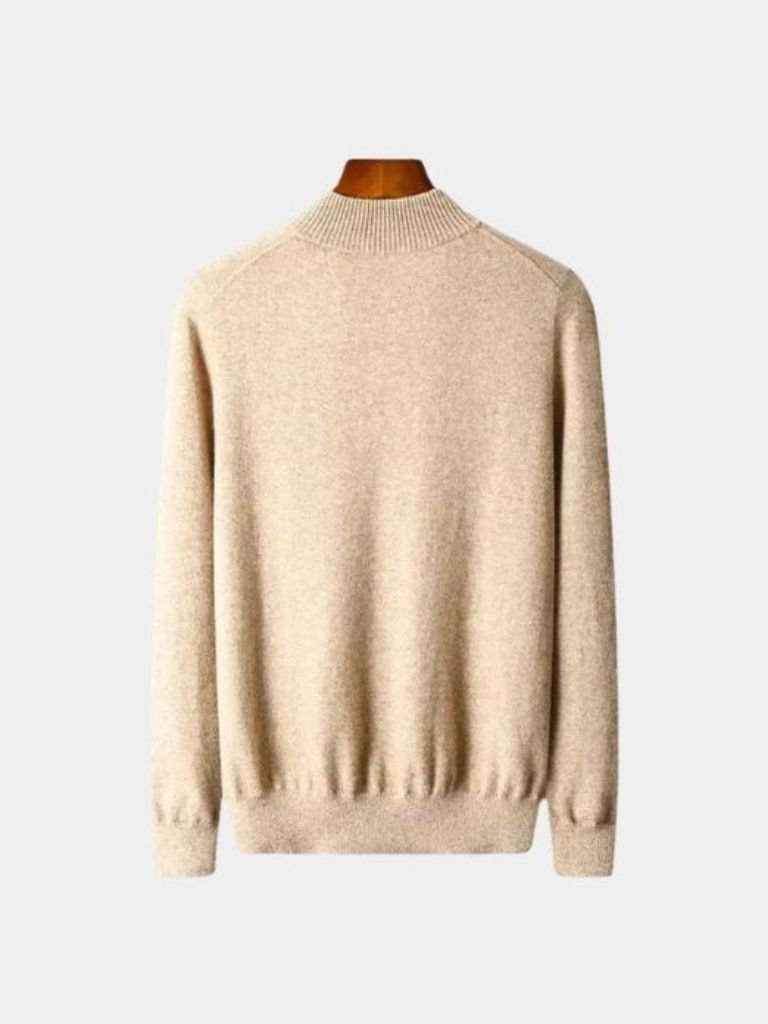 Men’s Knit Sweater – Merino Half Zip Casual Everyday Knitwear