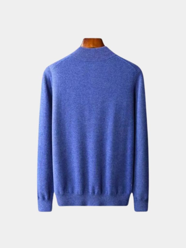 Men’s Knit Sweater – Merino Half Zip Casual Everyday Knitwear