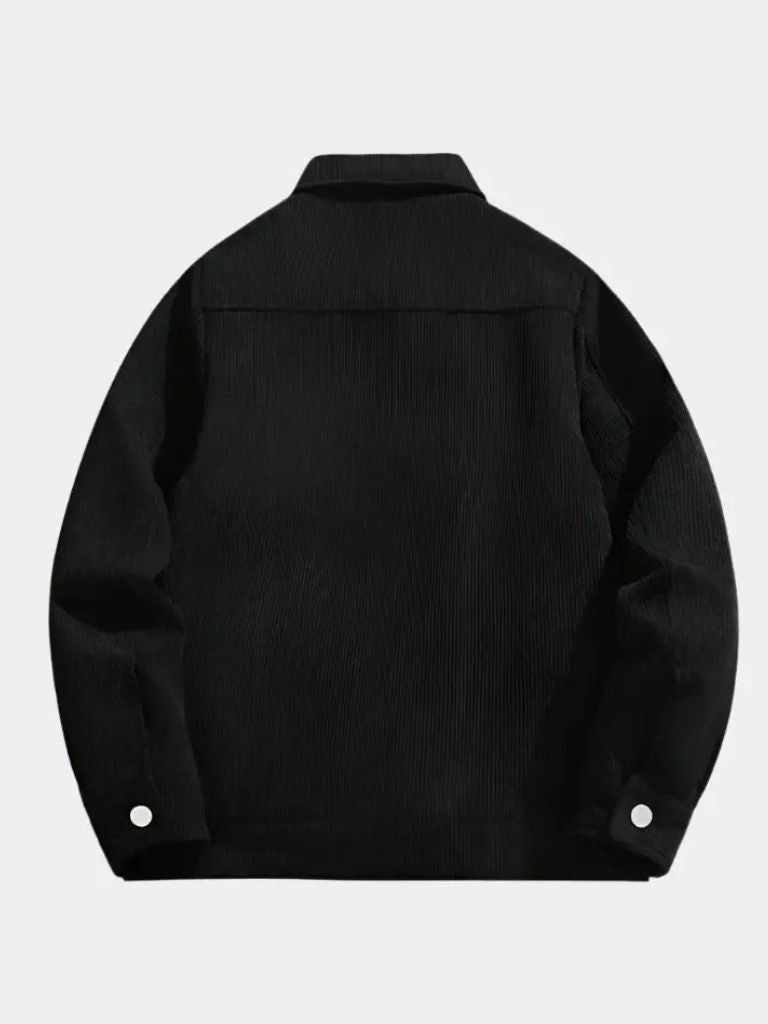 Men’s Sherpa Jacket – Minimalist Fleece-Lined Warmth