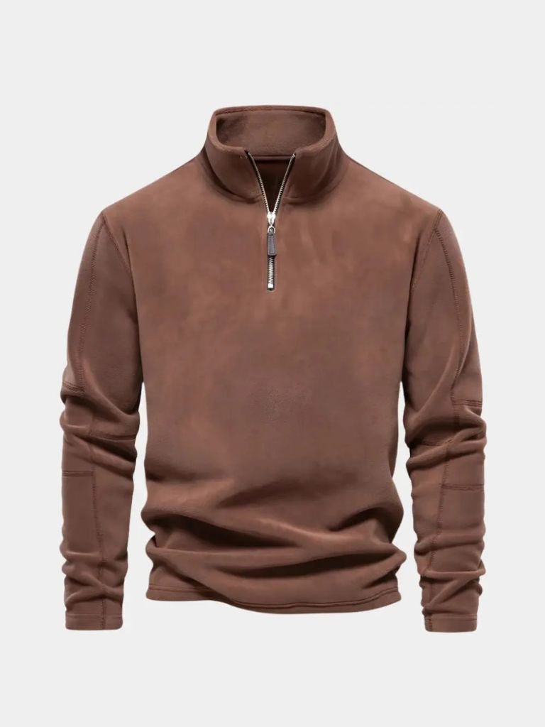 Men’s Fleece Jacket – Minimalist Cozy Winter Layer