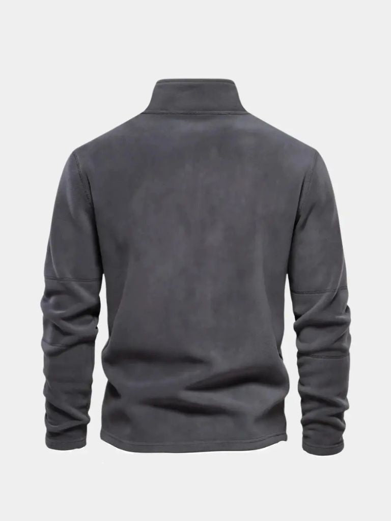 Men’s Fleece Jacket – Minimalist Cozy Winter Layer