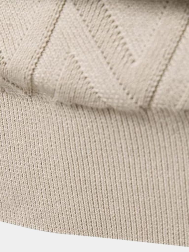 Men’s Knit Sweater – Minimalist Pullover Casual Everyday Knitwear
