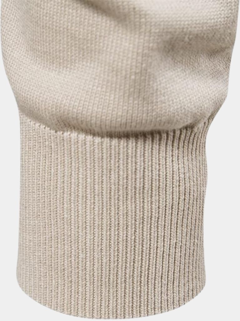 Men’s Knit Sweater – Minimalist Pullover Casual Everyday Knitwear