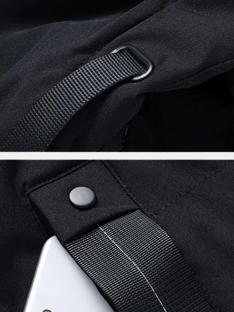 Men’s Puffer Jacket – Minimalist Long Quilted Winter Warmth