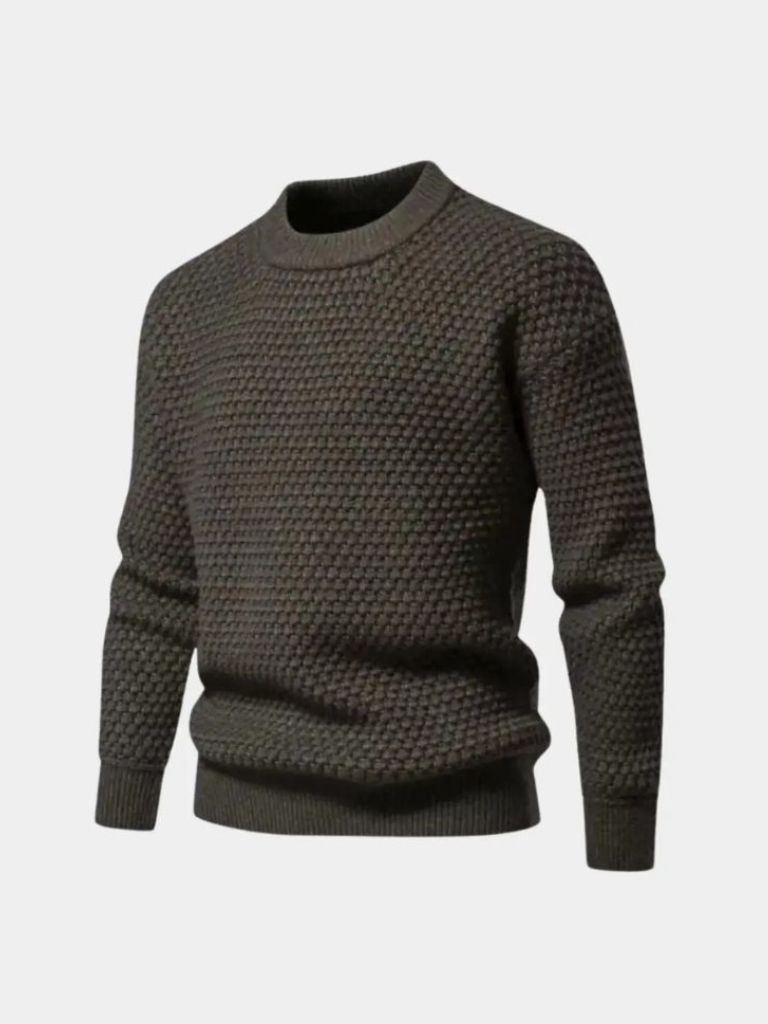 Men’s Knit Sweater – Old Money Textured Casual Everyday Knitwear