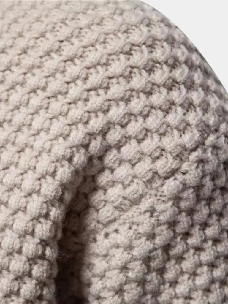 Men’s Knit Sweater – Old Money Textured Casual Everyday Knitwear