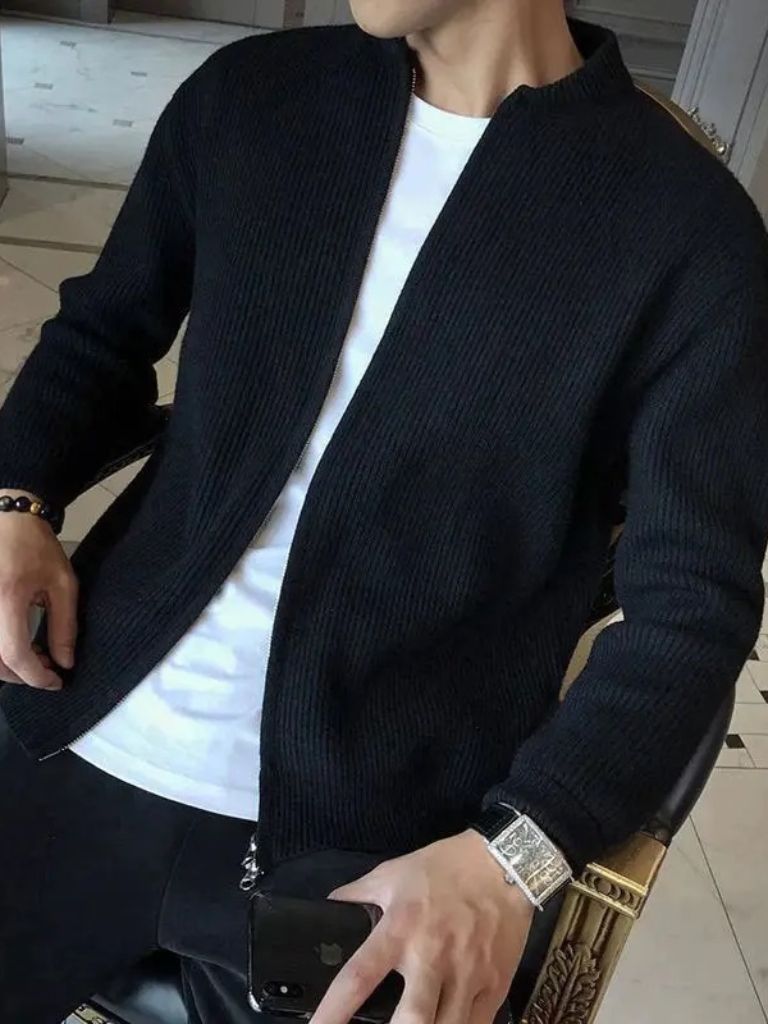Men’s Jacket – Soft Cotton Minimalist Modern Everyday Design