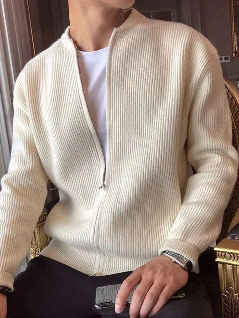 Men’s Jacket – Soft Cotton Minimalist Modern Everyday Design