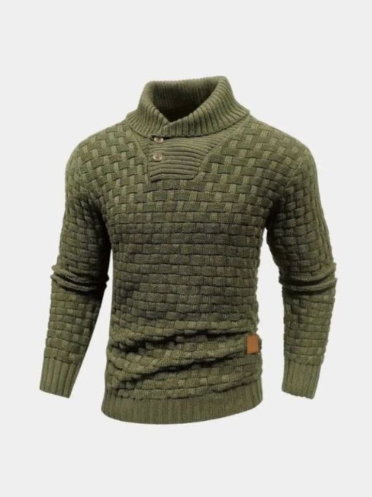 Men’s Knit Knit Sweater – Tailored Knitwear Pullover Casual Everyday Knitwear
