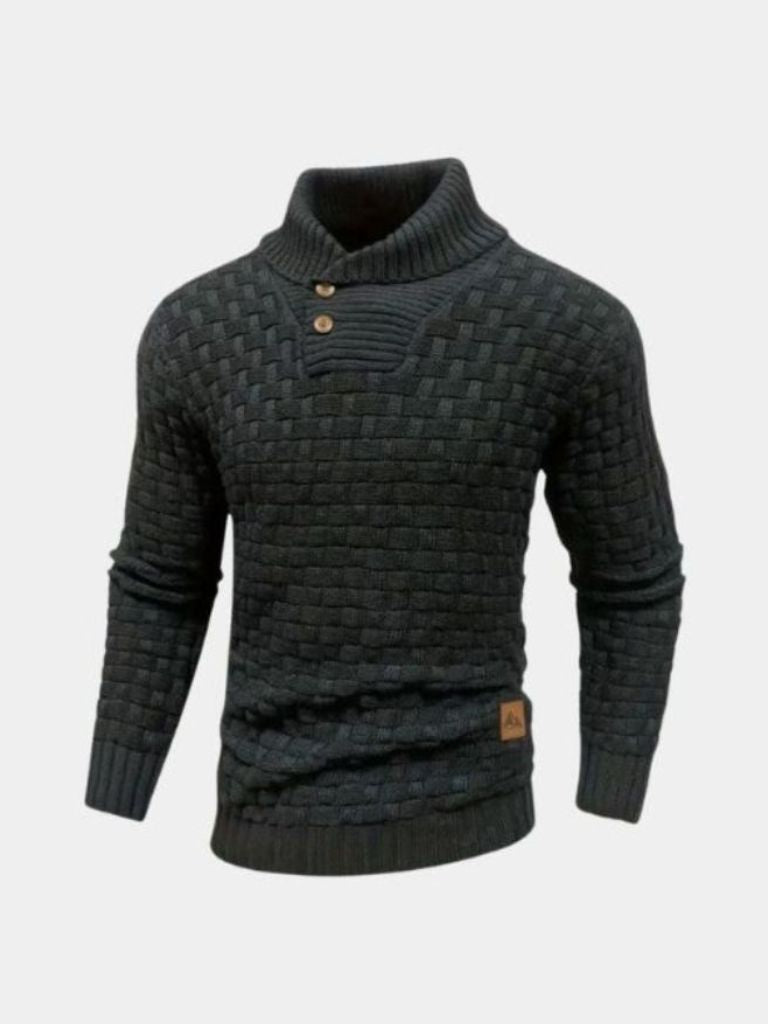 Men’s Knit Knit Sweater – Tailored Knitwear Pullover Casual Everyday Knitwear