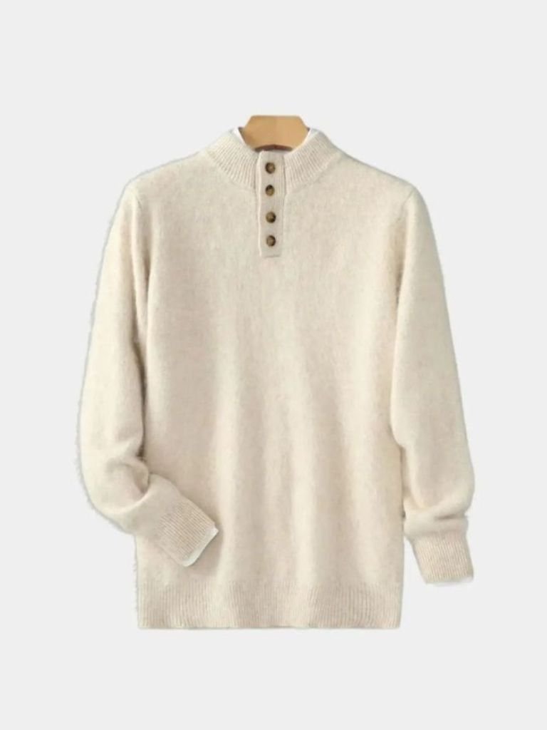 Men’s Cashmere Sweater – Timeless Luxe Pullover Soft Luxury Knit