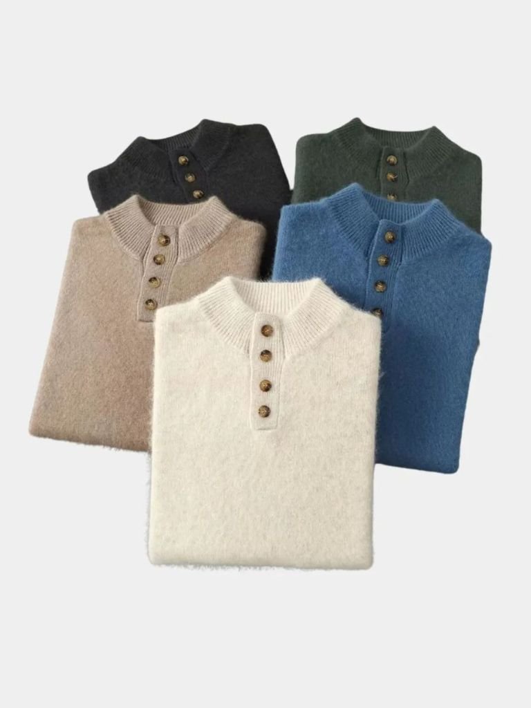 Men’s Cashmere Sweater – Timeless Luxe Pullover Soft Luxury Knit