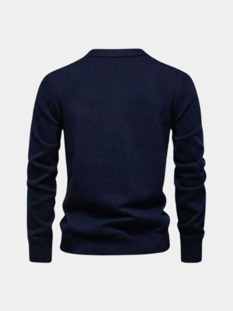 Men’s Knit Cardigan Sweater – Neck Knitwear Casual Everyday Knitwear