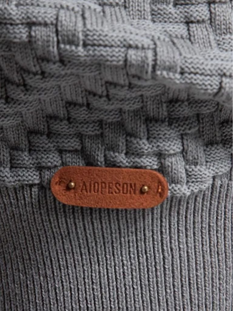 Men’s Knit Cardigan Sweater – Neck Knitwear Casual Everyday Knitwear