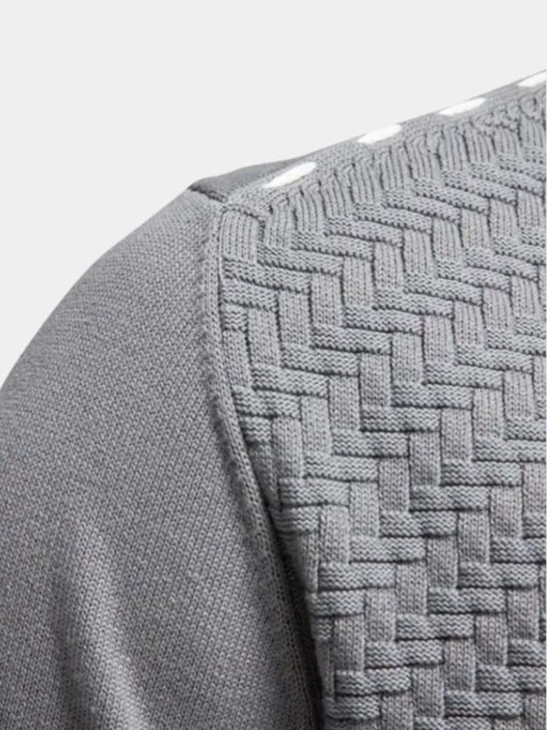 Men’s Knit Cardigan Sweater – Neck Knitwear Casual Everyday Knitwear