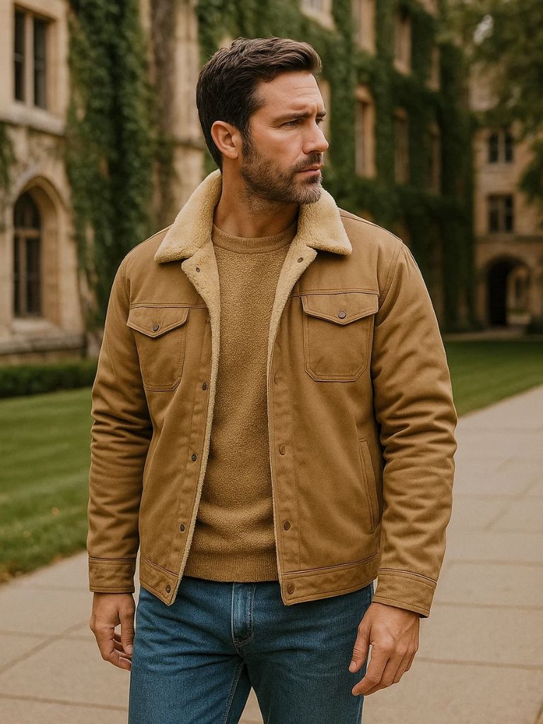 Men’s Bomber Jacket – Vintage Modern Streetwear Fit