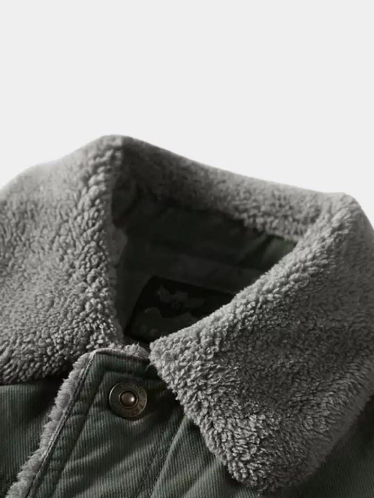 Men’s Aviator Jacket – Vintage Military Vintage Flight Style