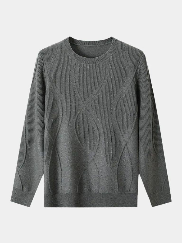 Men’s Knit Sweater – Wool Pullover Casual Everyday Knitwear