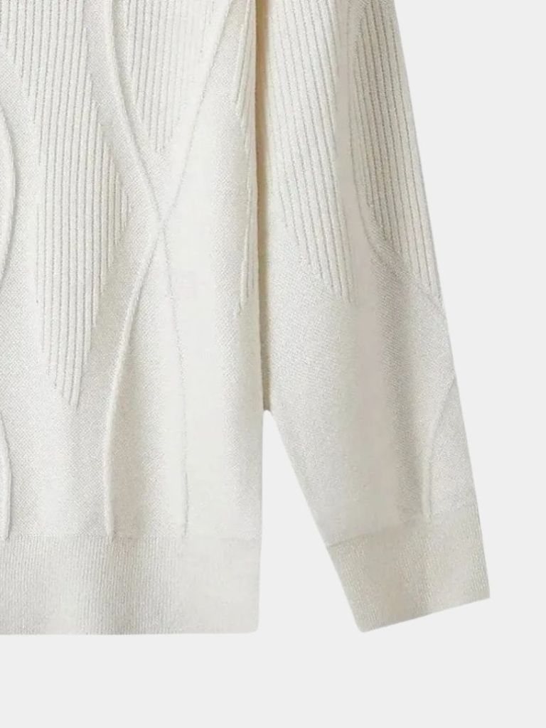 Men’s Knit Sweater – Wool Pullover Casual Everyday Knitwear